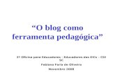 O blog como ferramenta pedagógica