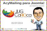 Palestra AcyMailing para Joomla - JUG Carioca