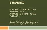 O papel do projeto de A&EC nas obras públicas, por José Roberto Bernasconi