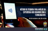 Método de pesquisa para análise da experiência dos usuários com a tecnologia NFC (Near Field Communication)