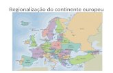 Regionalização do continente europeu