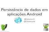 Persistencia de dados em aplicações Android