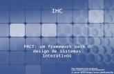 PACT: um framework para o design de sistemas interativos