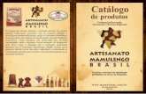 Catalogo de Produtos artesanato Mamulengo