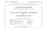 Programa disciplina Comunicação Gráfica e Audiovisual
