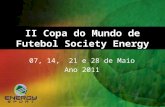 II Copa do Mundo Futebol Society Energy Sport  - Cota Álbum de Figurinhas