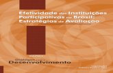 Livro Efetividade das Instituições Participativas no Brasil: Estratégias de Avaliação