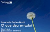 Associação Python Brasil: O que deu errado?