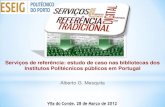 Serviços de referência: estudo de caso dos Institutos Politécnicos em Portugal