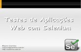 Teste de aplicações web com selenium