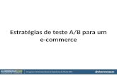 Palestra Estraégias de teste AB para um e-commerce