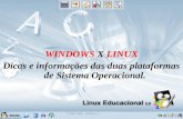 Windows x Linux Educacional