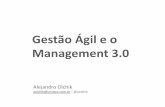 Gestão ágil e o management 3.0 - 2014-05