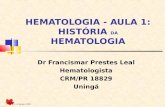 1  história hematologia