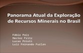 Panorâma atual da exploração de recursos minerais no brasil