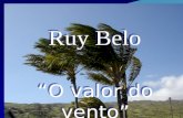 \"O valor do vento\" de Ruy Belo.
