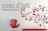 Catalogo da Casa Dart , Vinil adesivo decorativo para interiores e papel de parede