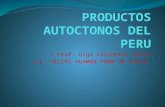 Productos autoctonos del peru ppt