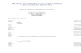 Manual de contabilidade e relatórios financeiros e auditoria