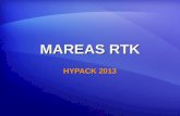 MAREAS RTK HYPACK 2013. MAREAS RTK Driver Nivel del Agua Ref. Bote Estático DH Fondo B Datum Cartográfico CS Elipsoide Ref. Geoide Ref. (MSL) A T NN-K.