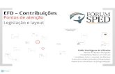 Fórum SPED POA - EFD Contribuições - Fábio Rodrigues