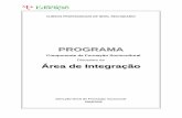 Programa de Área de integração