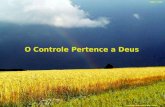 O controle pertence a Deus