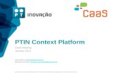PTIN: Overview of a context platform for CaaS