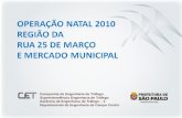 CET - Esquema de Trânsito no Fim de Ano para Região da 25 de Março