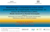 Metodologia e Arquitetura e-Gov como propulsoras de cooperação internacional: os casos da Plataforma LattesRede ScienTI e Portal Inovação