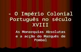 O império colonial português no século xviii
