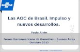 0800 570 0800 /  SEBRAE Las AGC de Brasil. Impulso y nuevos desarrollos. Paulo Alvim Forum Iberoamericano de Garantias – Buenos Aires.