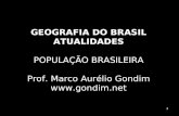 Atualidade Brasil - Populacao brasileira - Blog do Prof. Marco Aurelio Gondim -