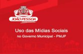 Midias Sociais no Governo Municipal - Prefeitura de João Pessoa