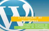 Introducao ao WordPress
