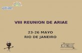 VIII REUNION DE ARIAE 23-26 MAYO RIO DE JANEIRO. REGULACION DE LA CALIDAD DEL SERVICIO PRESENTADO POR: Sergio O. Velásquez M. COMISION NACIONAL DE ENERGIA.