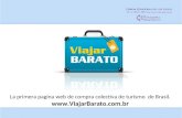 La primera pagina web de compra colectiva de turismo de Brasil. .