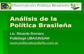 Análisis de la Política Brasileña. Por Ricardo Romero