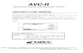 AVC R Manual