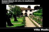 Examen Historia del arte y la arquitectura Perspectiva y escenario Mirko Breskovic Villa Medici.