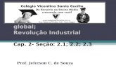 A f ormação da economia global; Revolução Industrial Cap. 2- Seção: 2.1; 2.2; 2.3 Prof. Jeferson C. de Souza.