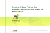 Caderno de Boas Práticas dos Especialistas em Educação Básica de Minas Gerais Secretaria de Estado de Educação de Minas Gerais-2010.