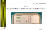 1 DFF RELÉ DIGITAL PARA PROTEÇÃO DE FREQÜÊNCIA Dff-1 g.