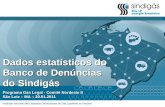 Dados estatísticos do Banco de Denúncias do Sindigás Programa Gás Legal - Comitê Nordeste II São Luiz – MA – 20.01.2011.