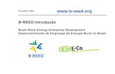 Www.b-reed.org B-REED Introdução Brazil Rural Energy Enterprise Development Desenvolvimento de Empresas de Energia Rural no Brasil Novembro, 2002.