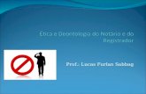 Prof.: Lucas Furlan Sabbag. Ética: conceito Ciência do comportamento moral dos homens em sociedade.