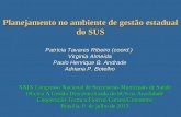Planejamento no ambiente de gestão estadual do SUS Patrícia Tavares Ribeiro (coord.) Virginia Almeida Paulo Henrique B. Andrade Adriana P. Botelho XXIX.
