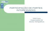 PARTICIPAÇÃO DE PARTES INTERESSADAS GIRH para Organizações de Bacias Hidrográficas.
