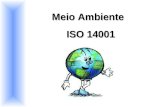 Meio Ambiente ISO 14001. O que é a ISO 14.000? É um conjunto de normas definidas pela Organização Internacional de Normalização voltadas para padronizar.