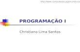 Http:// PROGRAMAÇÃO I Christiano Lima Santos.